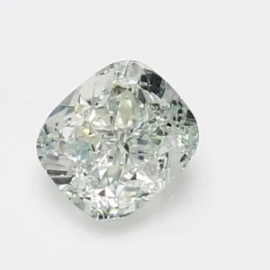 1.11 Carat Cushion Modified Fancy Light Green VS2 Natural Diamond