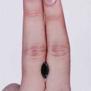 1.21 Carat Marquise Fancy Black VVS2 Natural Diamond
