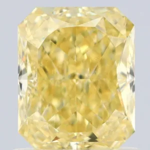 1.22 Carat Radiant Fancy Yellow VVS1 Natural Diamond