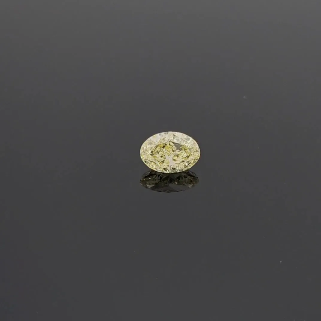 1.32 Carat Oval Fancy Yellow VS2 Natural Diamond 1 1.32 Carat Oval Fancy Yellow VS2 Natural Diamond
