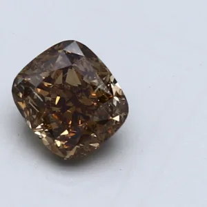 1.34 Carat Cushion Brilliant Fancy Dark Brown SI2 Natural Diamond