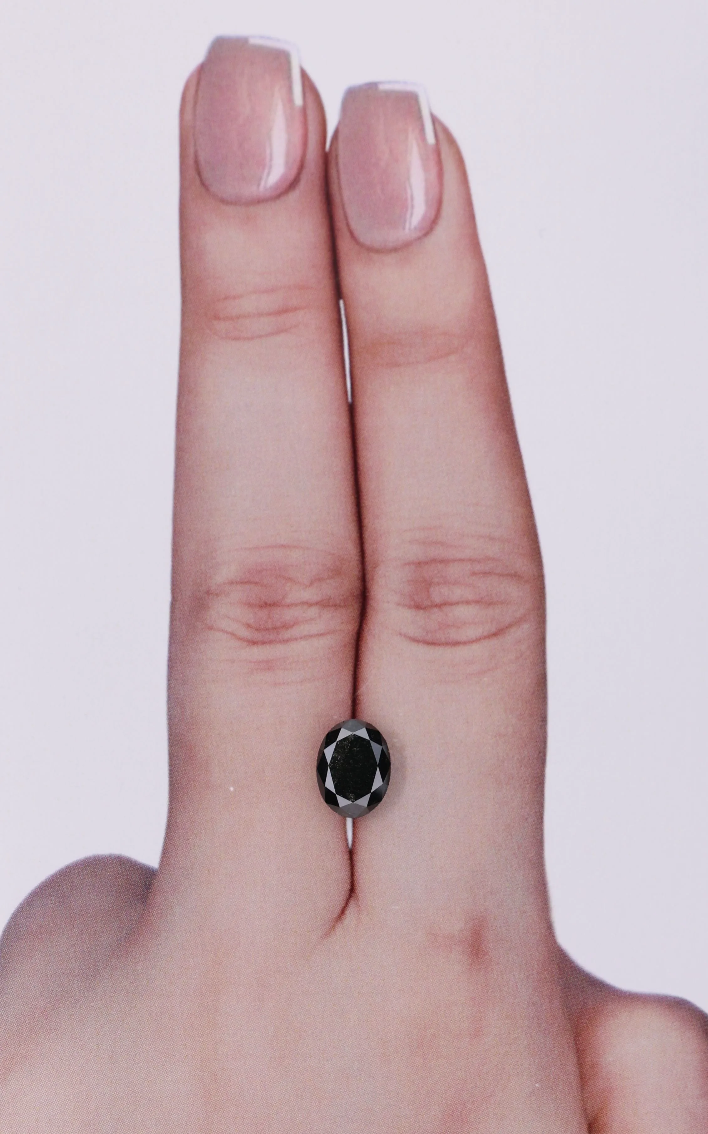 1.38 Carat Oval Fancy Black VVS2 Natural Diamond 1 1.38 Carat Oval Fancy Black VVS2 Natural Diamond