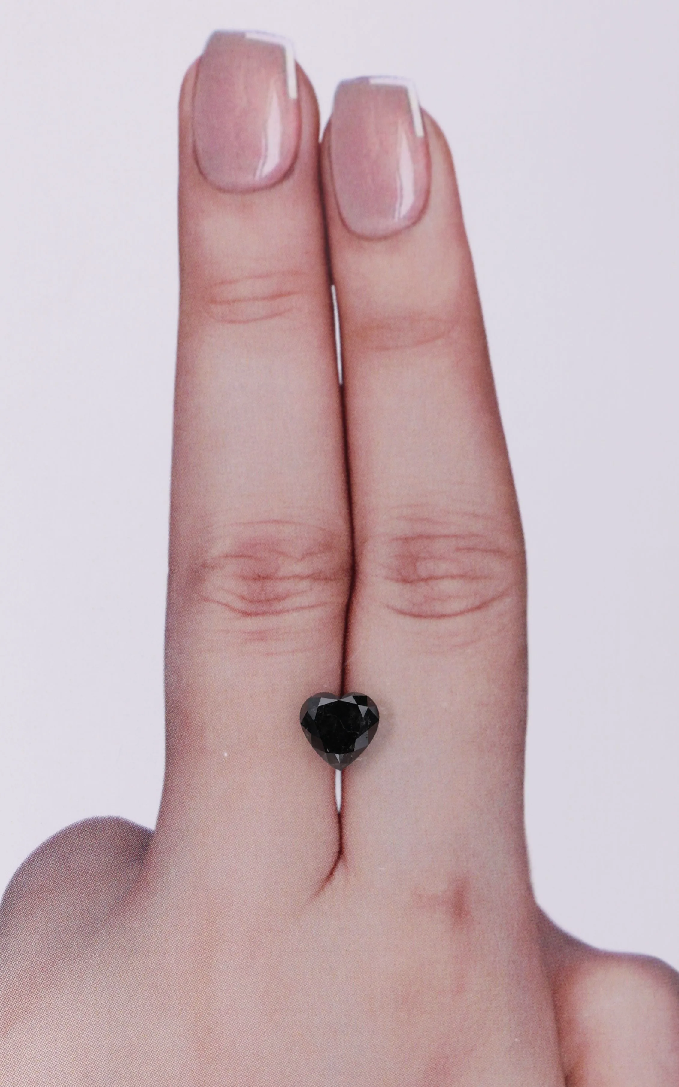 1.41 Carat Heart Fancy Black VVS2 Natural Diamond 1 1.41 Carat Heart Fancy Black VVS2 Natural Diamond
