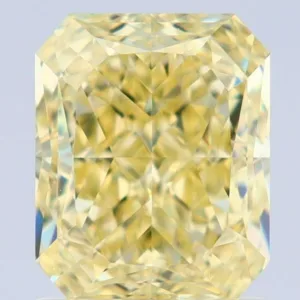 1.5 Carat Radiant Fancy Yellow VS2 Natural Diamond
