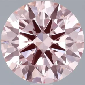 1.5 Carat Round Fancy Intense Pink VS1 Lab Diamond