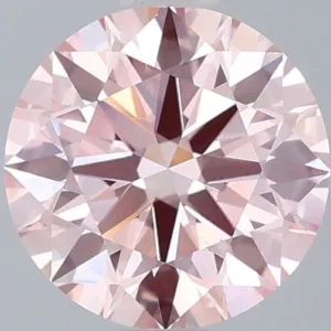 1.5 Carat Round Fancy Intense Pink VS1 Lab Diamond