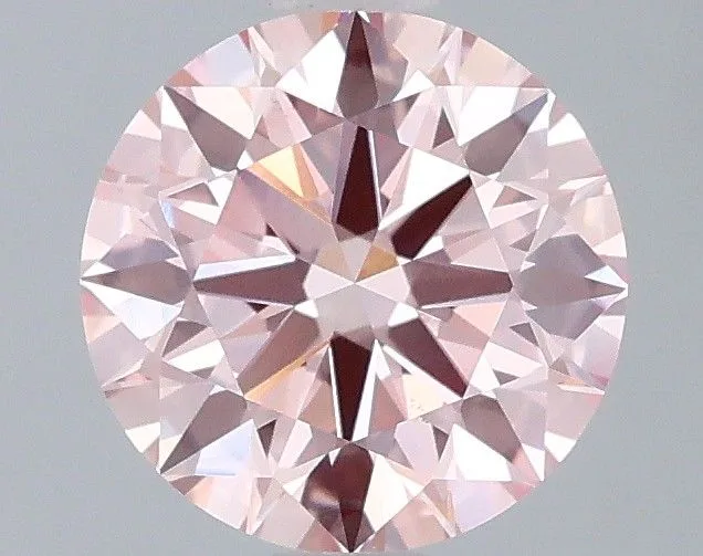 1.5 Carat Round Fancy Intense Pink VS1 Lab Diamond 1 1.5 Carat Round Fancy Intense Pink VS1 Lab Diamond