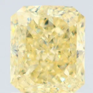 1.51 Carat Radiant Fancy Yellow VS1 Natural Diamond