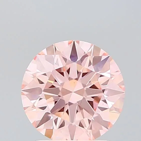 1.52 Carat Round Fancy Intense Pink VS1 Lab Diamond 1 1.52 Carat Round Fancy Intense Pink VS1 Lab Diamond