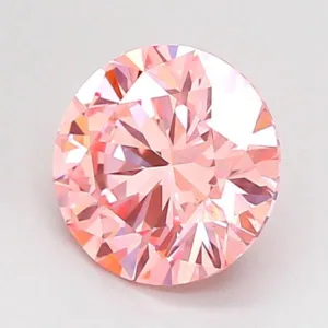 1.53 Carat Round Fancy Intense Pink VS1 Lab Diamond