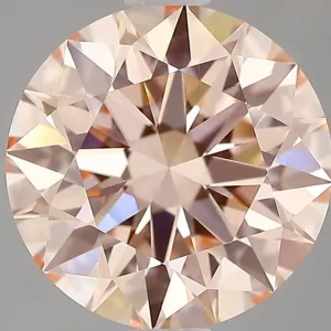 1.54 Carat Round Fancy Intense Pink VVS2 Lab Diamond