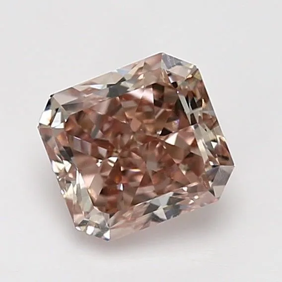 1.55 Carat Radiant Fancy Pink VS1 Natural Diamond 1 1.55 Carat Radiant Fancy Pink VS1 Natural Diamond