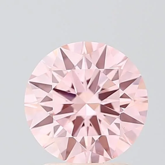 1.55 Carat Round Fancy Intense Pink VS1 Lab Diamond 1 1.55 Carat Round Fancy Intense Pink VS1 Lab Diamond