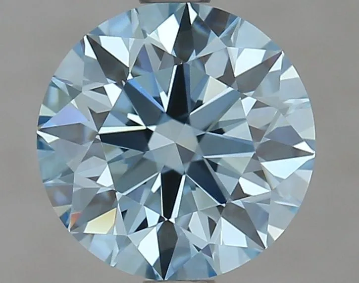 1.62 Carat Round Fancy Vivid Blue VS1 Lab Diamond 1 1.62 Carat Round Fancy Vivid Blue VS1 Lab Diamond