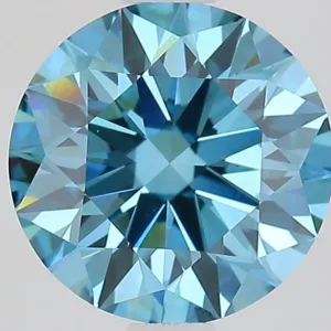 1.63 Carat Round Fancy Vivid Blue VS1 Lab Diamond