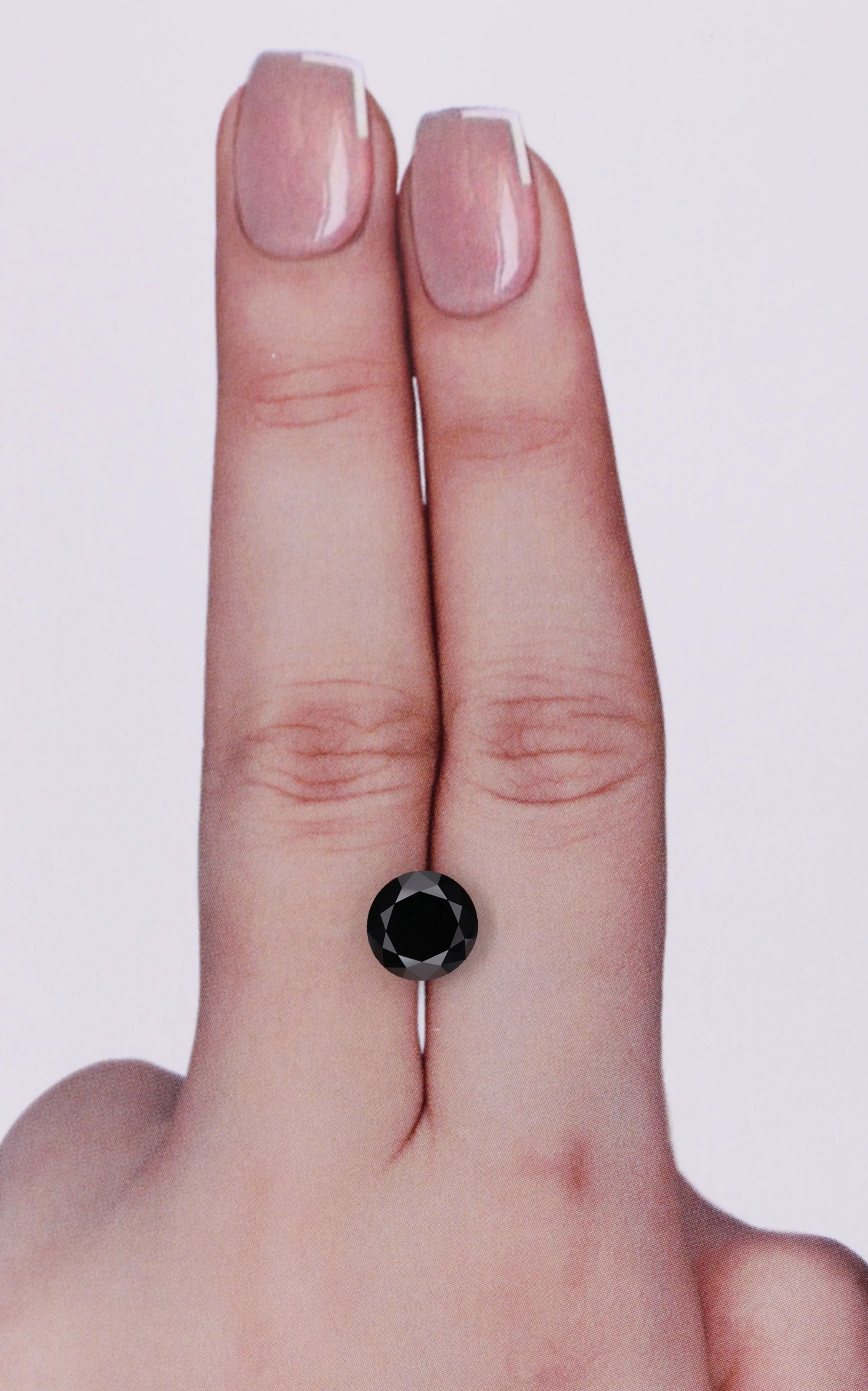 1.7 Carat Round Fancy Black VVS2 Natural Diamond 1 1.7 Carat Round Fancy Black VVS2 Natural Diamond