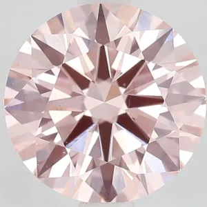 1.75 Carat Round Fancy Intense Pink VVS2 Lab Diamond