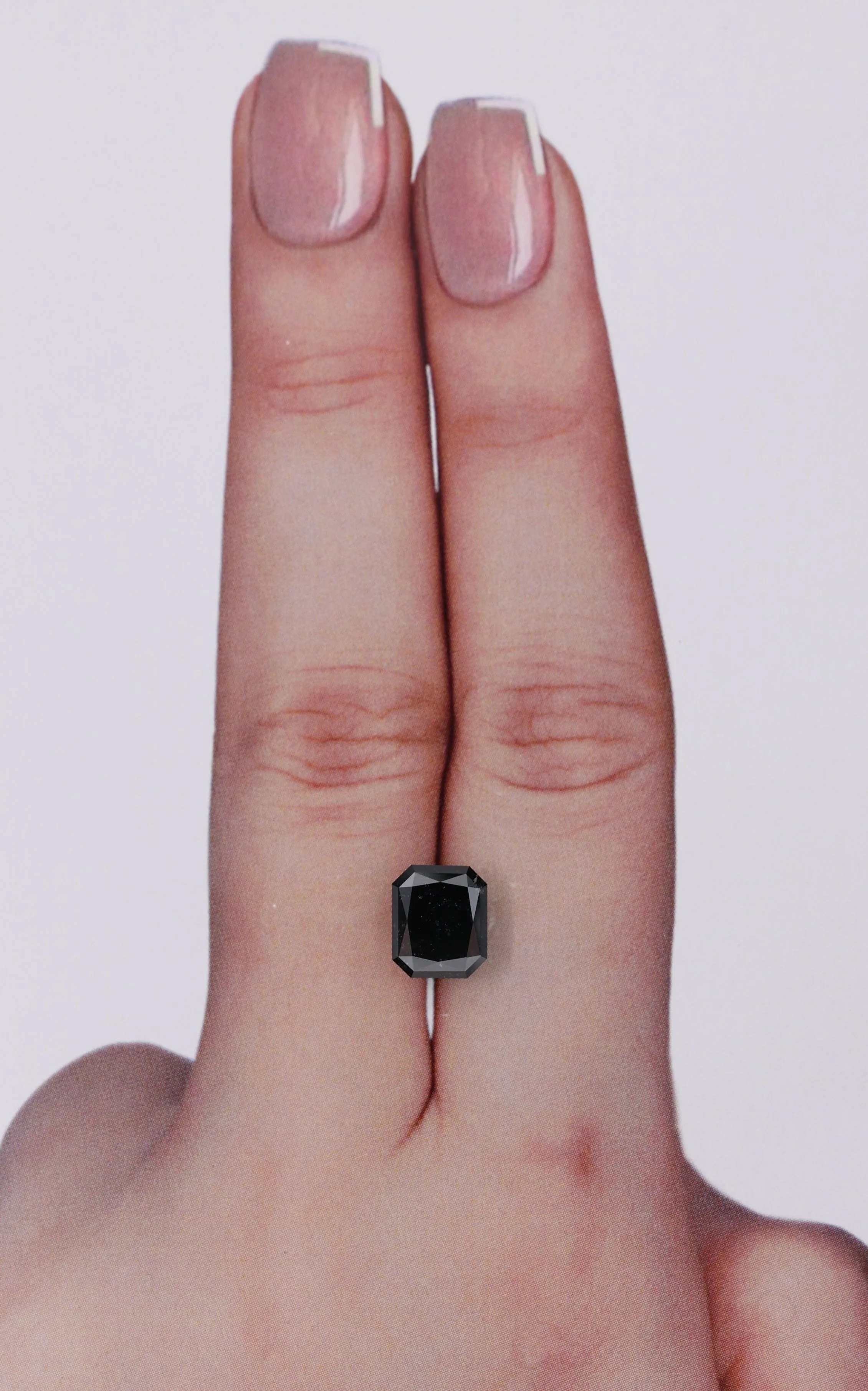 1.77 Carat Radiant Black Natural Diamond 1 1.77 Carat Radiant Black Natural Diamond