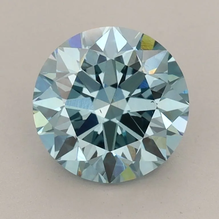 1.82 Carat Round Fancy Vivid Blue VS2 Lab Diamond 1 1.82 Carat Round Fancy Vivid Blue VS2 Lab Diamond
