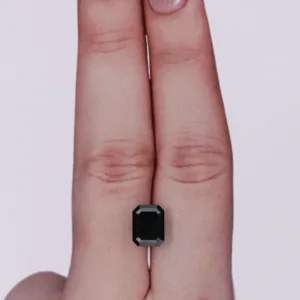 1.93 Carat Emerald Black Natural Diamond