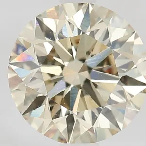 2 Carat Round Fancy Light Yellow VS1 Lab Diamond