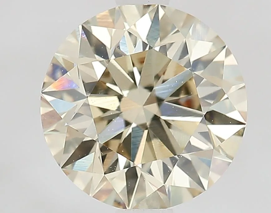 2 Carat Round Fancy Light Yellow VS1 Lab Diamond 1 2 Carat Round Fancy Light Yellow VS1 Lab Diamond