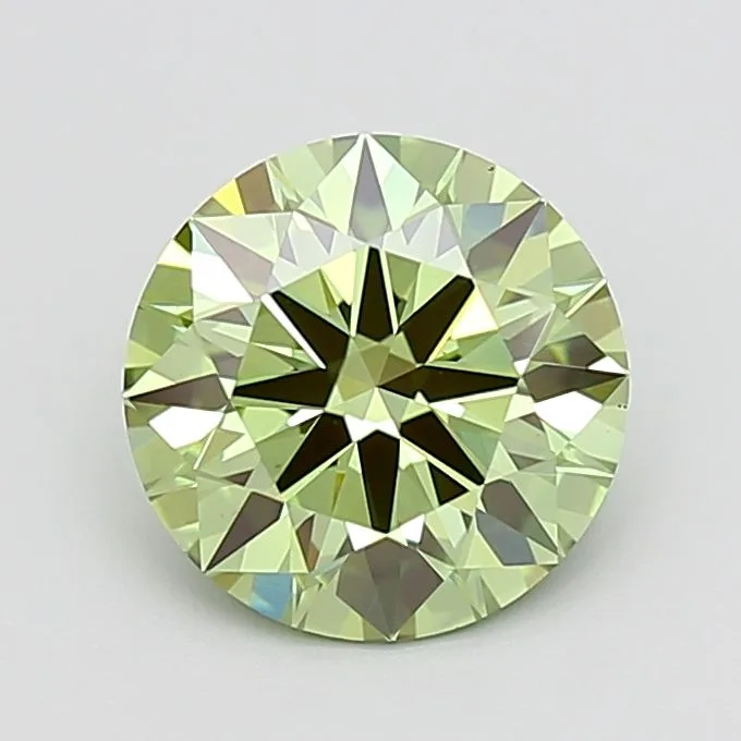 2 Carat Round Fancy Vivid Green VS1 Lab Diamond 1 2 Carat Round Fancy Vivid Green VS1 Lab Diamond