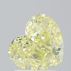 2.01 Carat Heart Fancy Yellow VS1 Natural Diamond