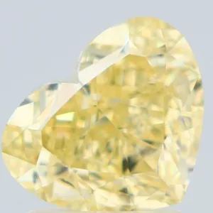 2.01 Carat Heart Fancy Yellow VS2 Natural Diamond
