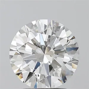 2.01 Carat Round F SI1 Natural Diamond