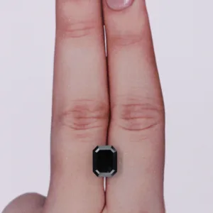 2.02 Carat Emerald Black Natural Diamond