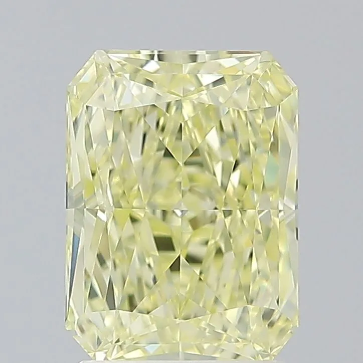 2.03 Carat Radiant Fancy Yellow VVS2 Natural Diamond 1 2.03 Carat Radiant Fancy Yellow VVS2 Natural Diamond