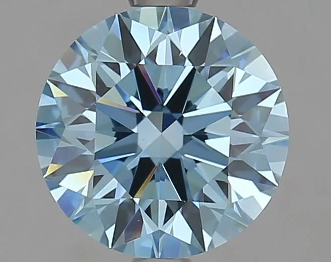 2.05 Carat Round Fancy Vivid Blue VS1 Lab Diamond 1 2.05 Carat Round Fancy Vivid Blue VS1 Lab Diamond