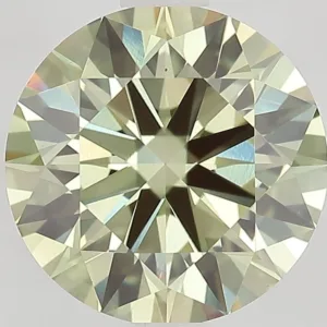 2.05 Carat Round Fancy Vivid Green VS1 Lab Diamond