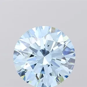 2.06 Carat Round Fancy Vivid Blue VS1 Lab Diamond