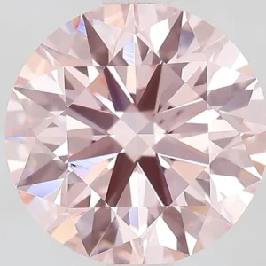 2.07 Carat Round Fancy Intense Pink VS2 Lab Diamond