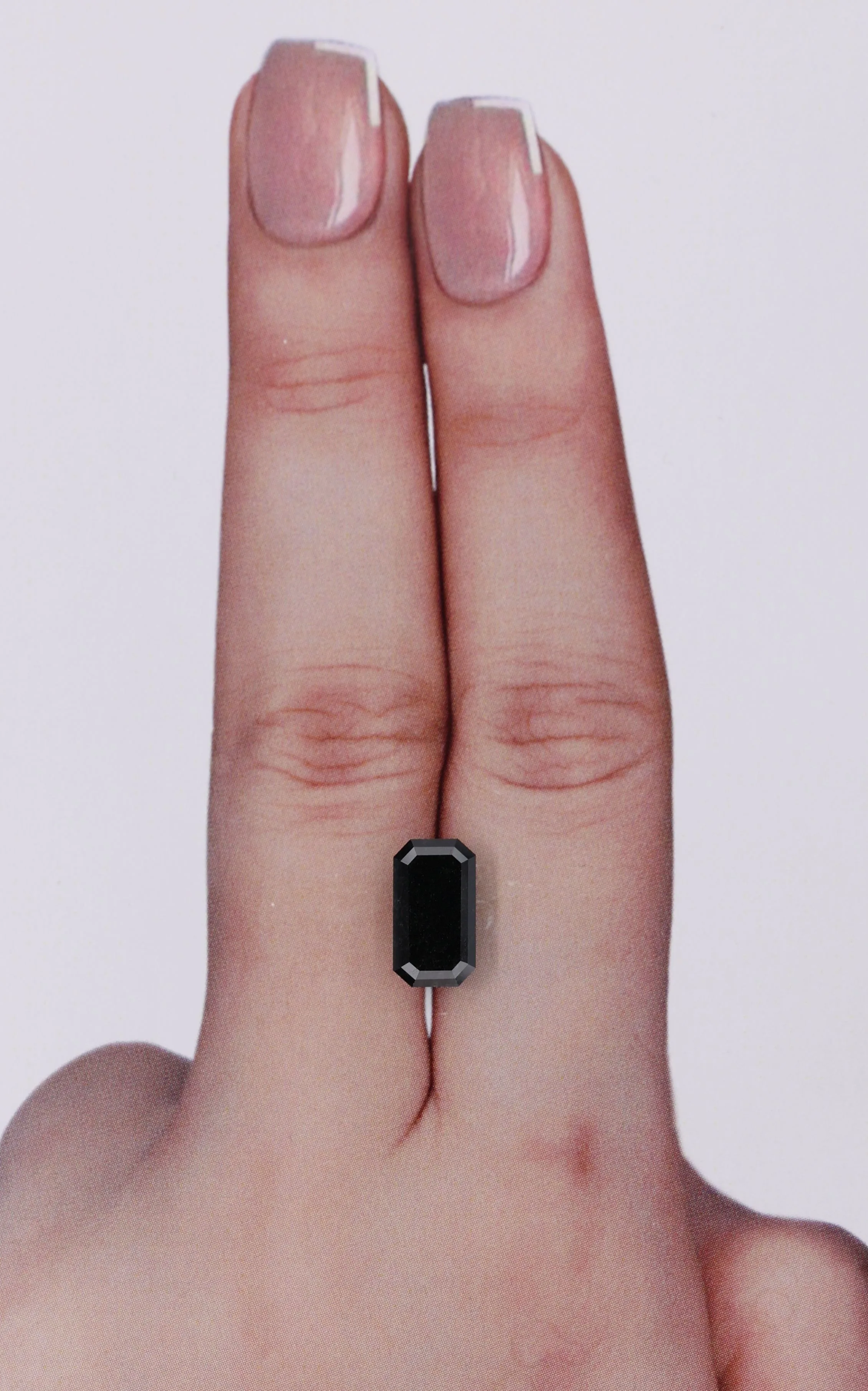 2.12 Carat Emerald Black Natural Diamond 1 2.12 Carat Emerald Black Natural Diamond