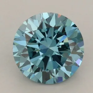 2.13 Carat Round Fancy Vivid Blue VS2 Lab Diamond