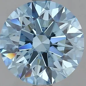 2.15 Carat Round Fancy Vivid Blue VVS1 Lab Diamond