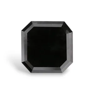 2.15 Carat Square Emerald Fancy Black VVS2 Natural Diamond