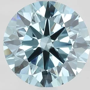 2.19 Carat Round Fancy Vivid Blue VS1 Lab Diamond