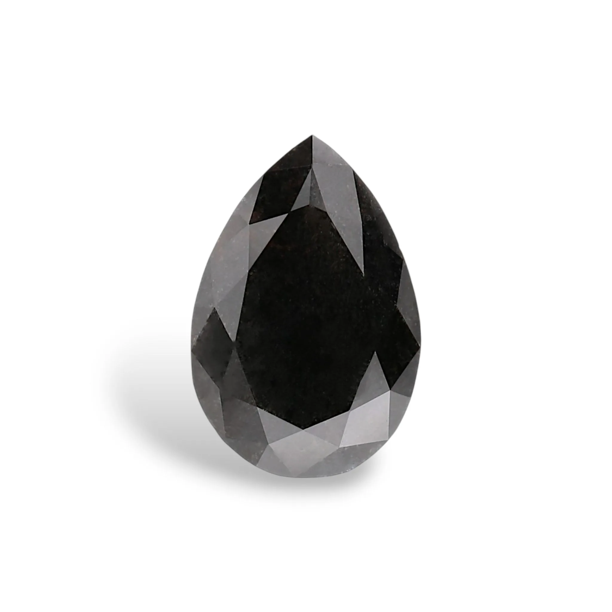 2.22 Carat Pear Fancy Black VVS2 Natural Diamond 1 2.22 Carat Pear Fancy Black VVS2 Natural Diamond