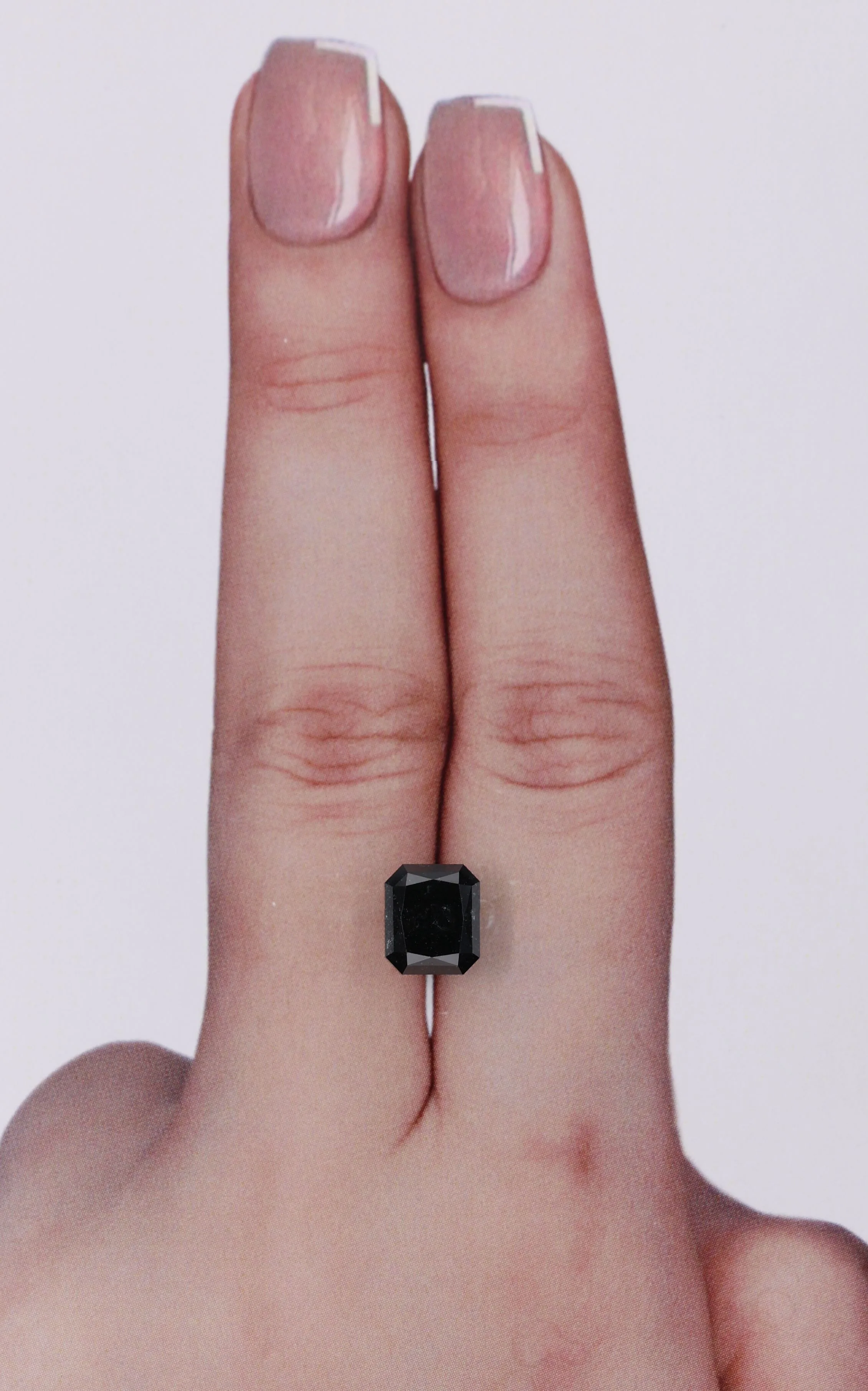 2.23 Carat Radiant Black Natural Diamond 1 2.23 Carat Radiant Black Natural Diamond