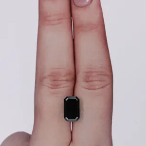 2.29 Carat Emerald Black Natural Diamond