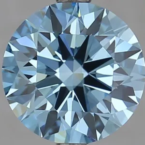 2.32 Carat Round Fancy Vivid Blue VVS1 Lab Diamond