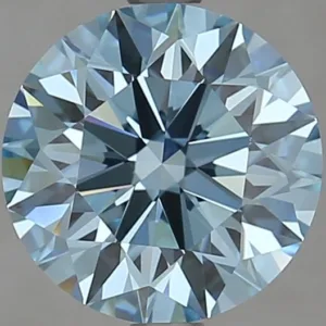 2.35 Carat Round Fancy Vivid Blue VVS1 Lab Diamond