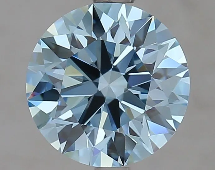 2.42 Carat Round Fancy Vivid Blue VVS1 Lab Diamond 1 2.42 Carat Round Fancy Vivid Blue VVS1 Lab Diamond