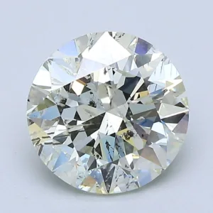 2.46 Carat Round K SI2 Natural Diamond