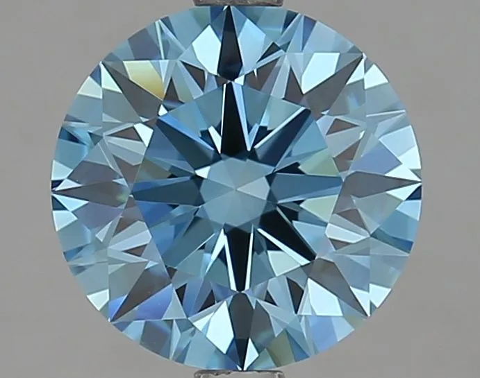 2.5 Carat Round Fancy Vivid Blue VVS1 Lab Diamond 1 2.5 Carat Round Fancy Vivid Blue VVS1 Lab Diamond