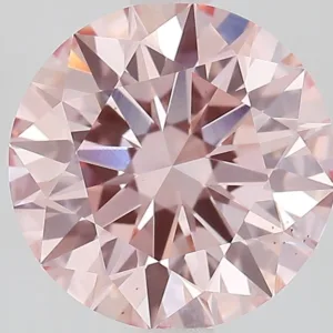 2.52 Carat Round Fancy Intense Pink VS1 Lab Diamond